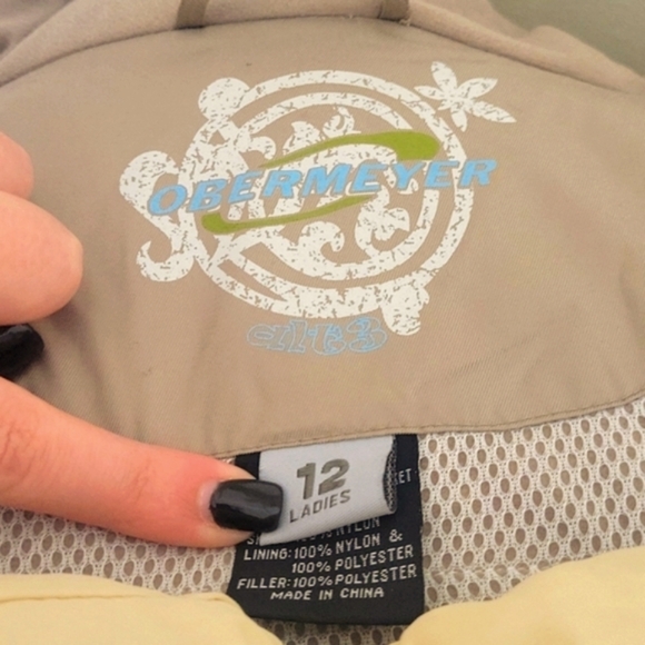 OberMeyer Ming ski and snowboarding jacket size 12 with pants size 8 - Picture 3 of 8